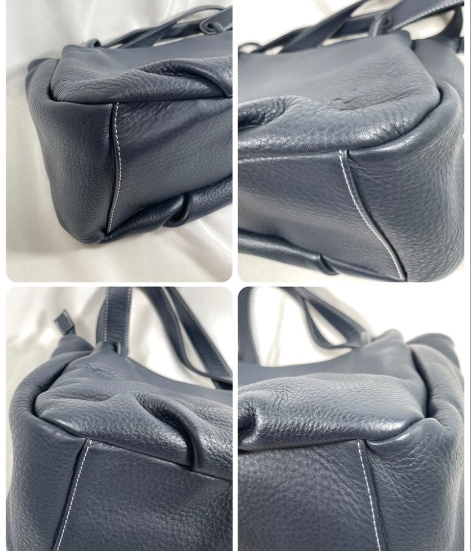 未使用 Kitamura キタムラ トートバッグ ハンドバッグ レザー 袋付き