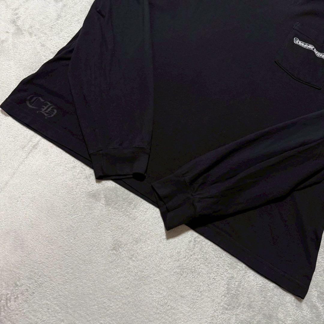 トップス Chrome Hearts Scroll Logo Pocket T-shirt