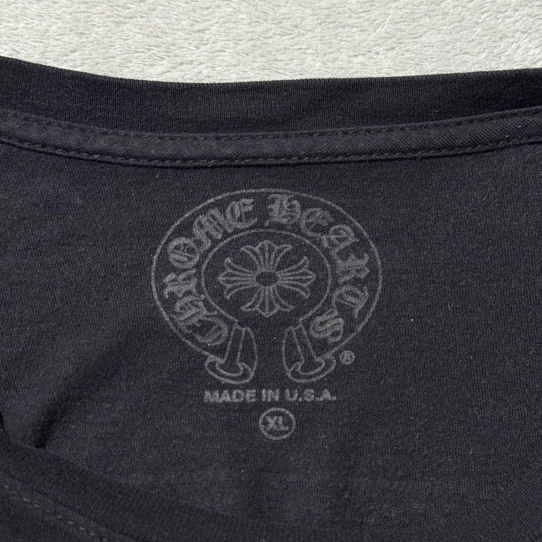 トップス Chrome Hearts Scroll Logo Pocket T-shirt