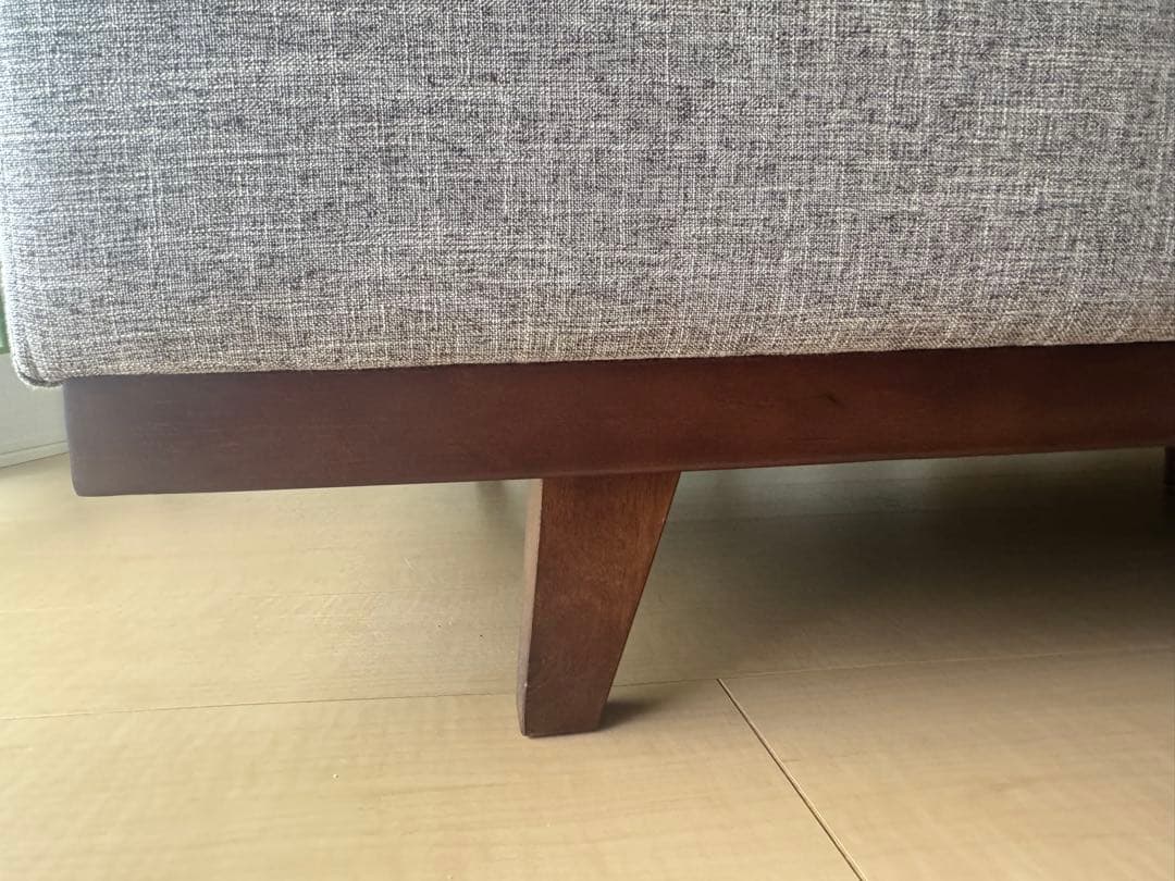 【Francfranc】キャピタン ソファ 2S ライトグレー