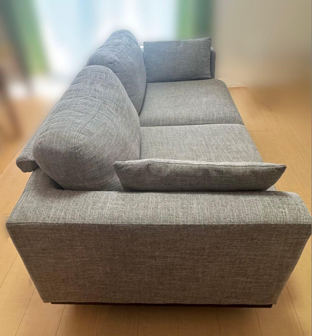 【Francfranc】キャピタン ソファ 2S ライトグレー