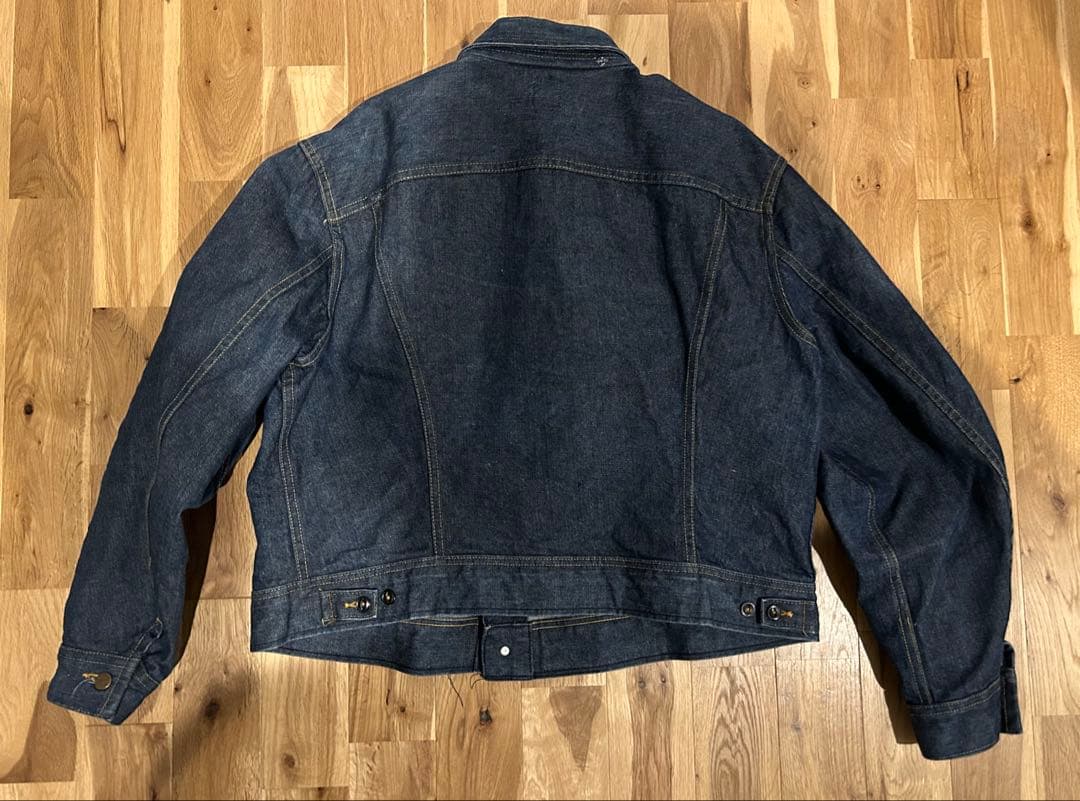 LEE 220 70s 80s スパービッグサイズ　サイズ50 超濃紺