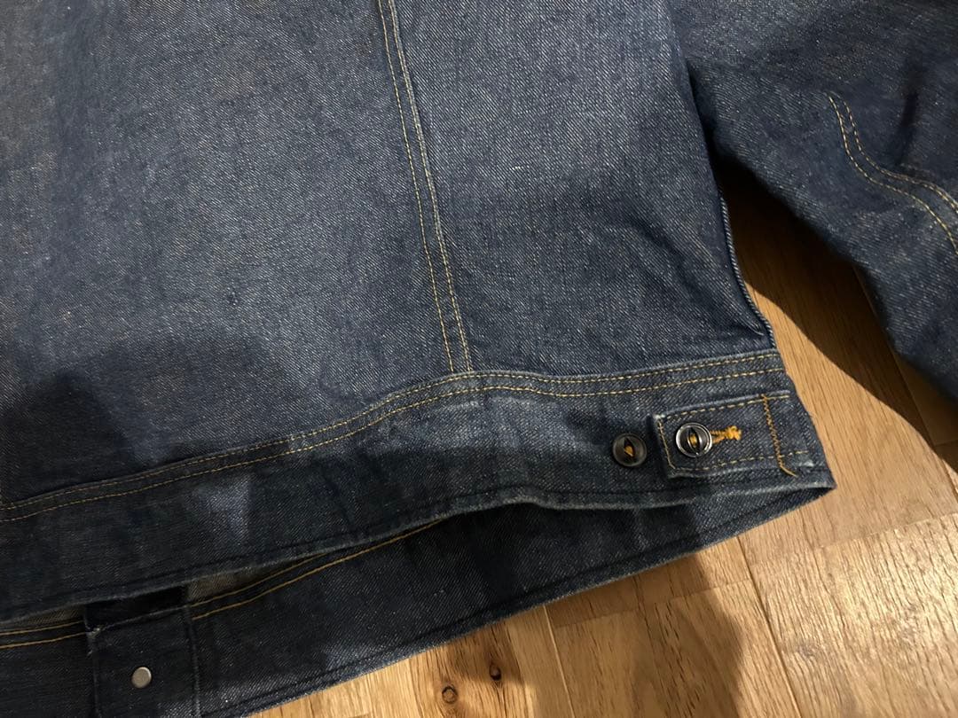 LEE 220 70s 80s スパービッグサイズ　サイズ50 超濃紺