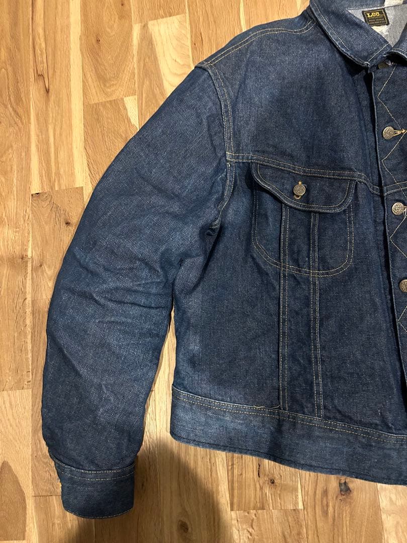 LEE 220 70s 80s スパービッグサイズ　サイズ50 超濃紺