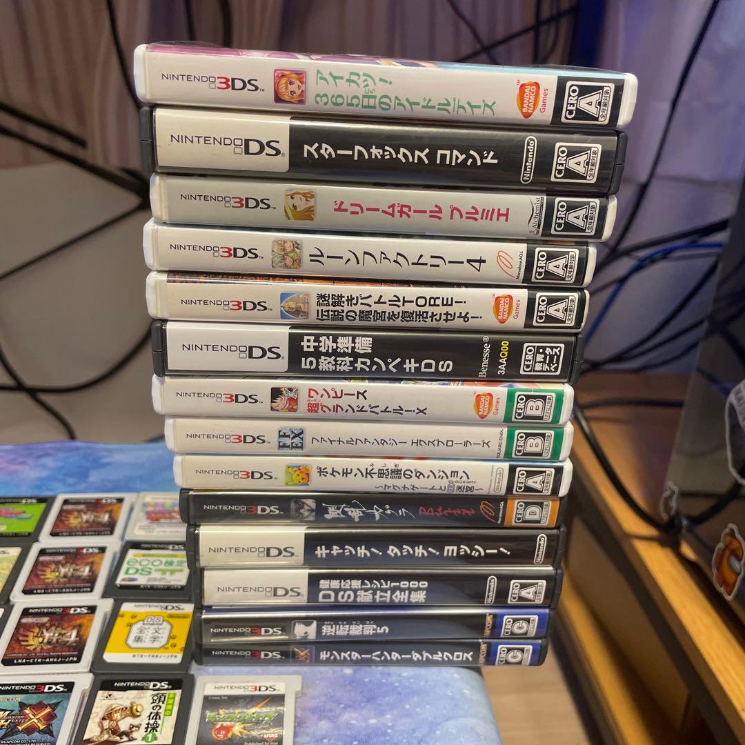 DS/3DSソフトまとめ売り ソフトのみ105本 ケースあり14本 合計119本
