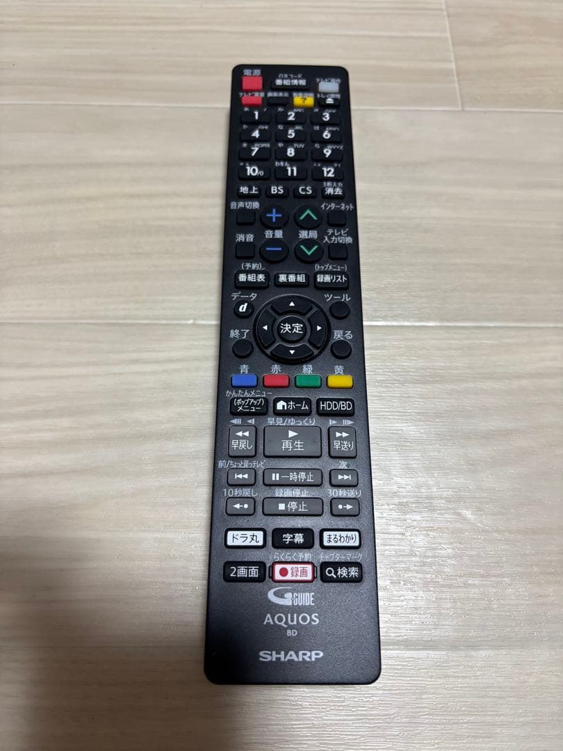 SHARP AQUOS☆ブルーレイディスクレコーダー(BD-NW2200)