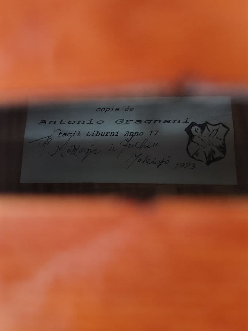 チェロ copie de Antonio Gragnani 4/4