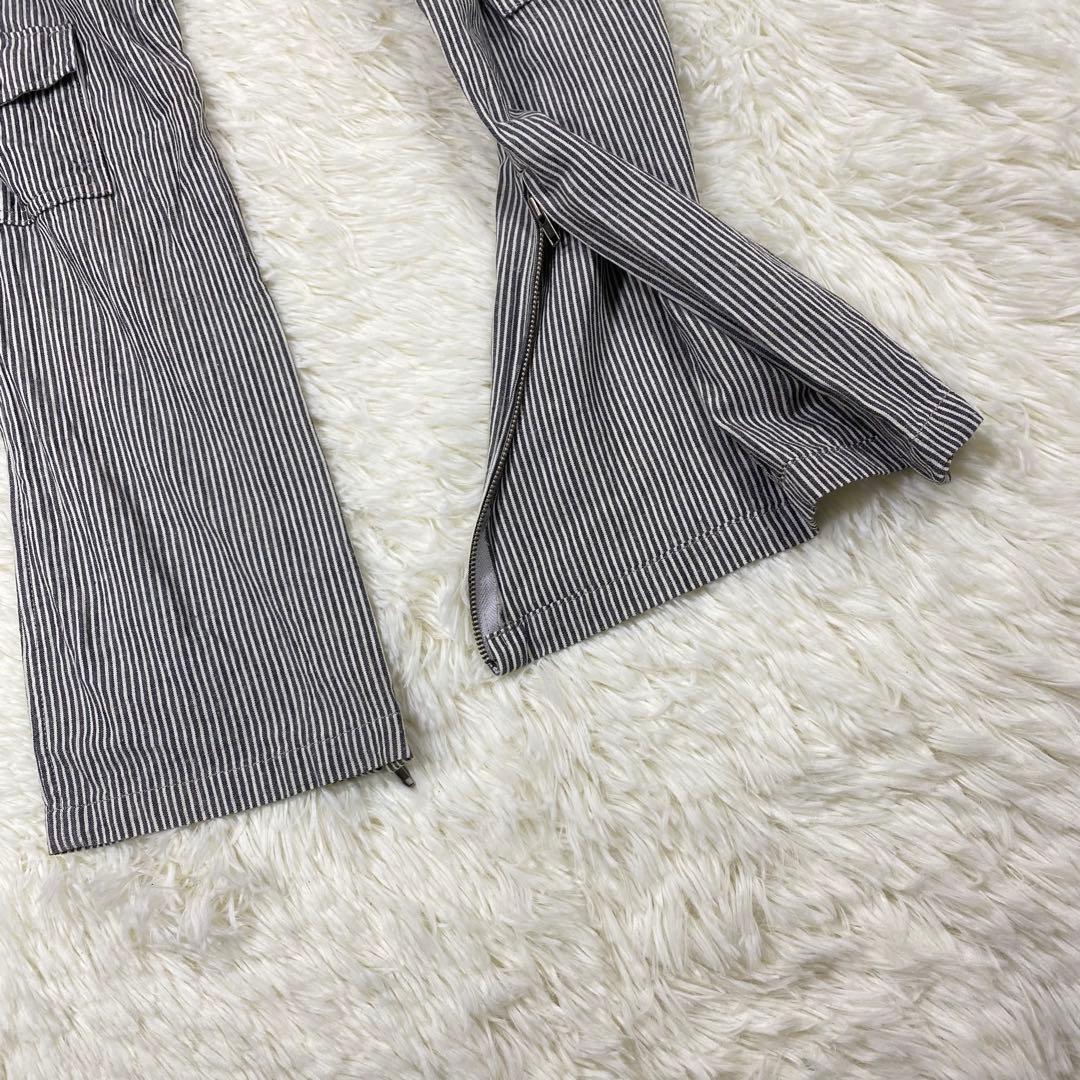 『NOZOMI ISHIGURO』(S) ストライプ サルエルパンツ