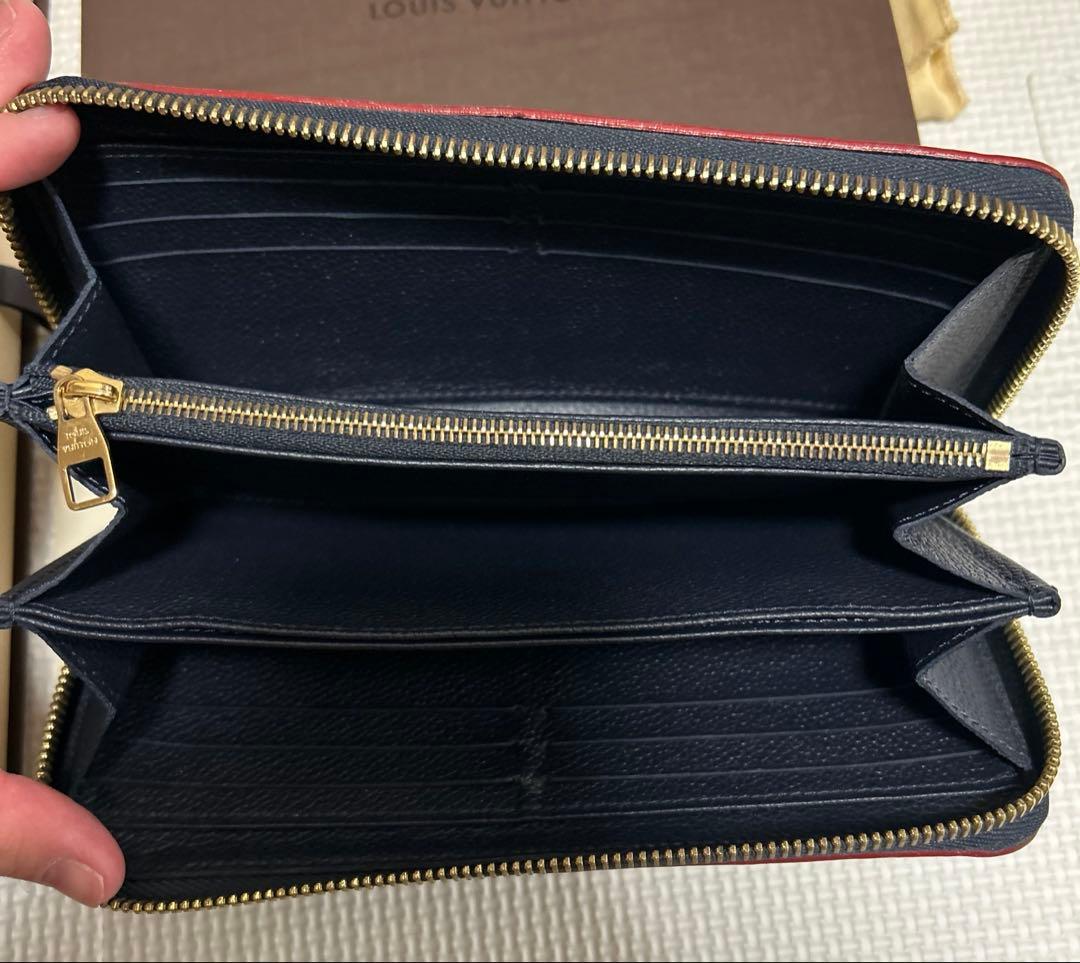 【taka】ルイヴィトン M62121 ジッピー・ウォレット　ネイビー