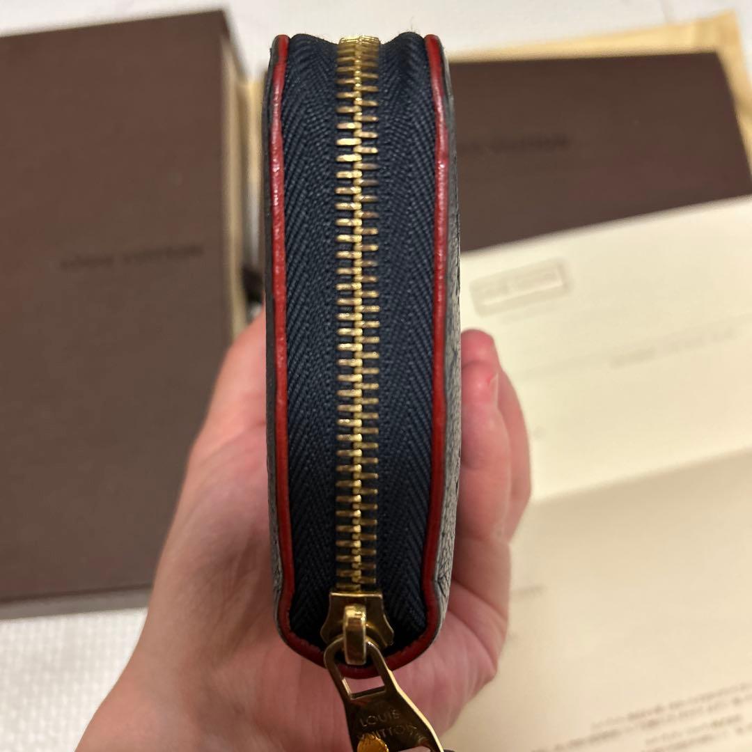 【taka】ルイヴィトン M62121 ジッピー・ウォレット　ネイビー