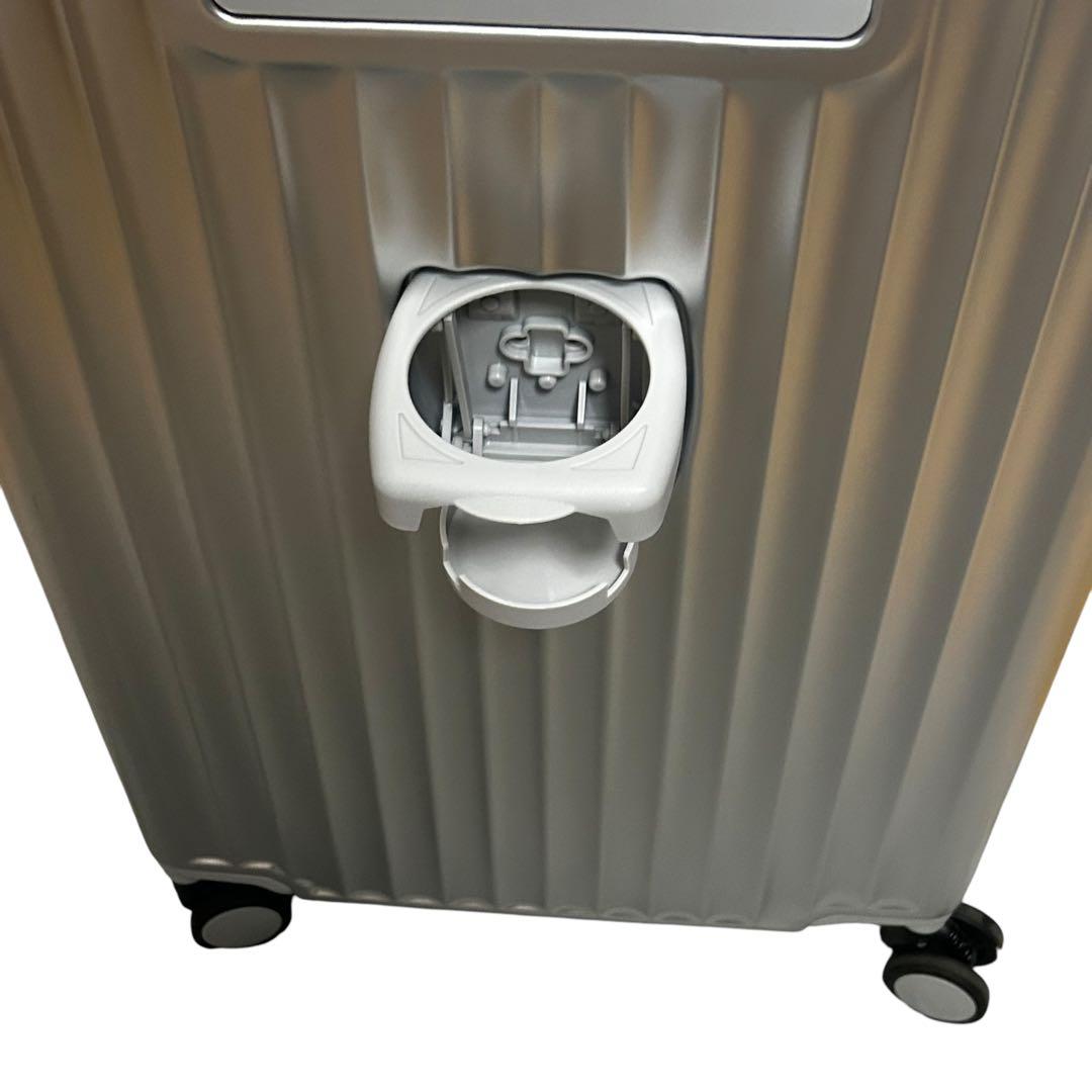 リベティ　多機能スーツケース　Mサイズ　65L シルバー