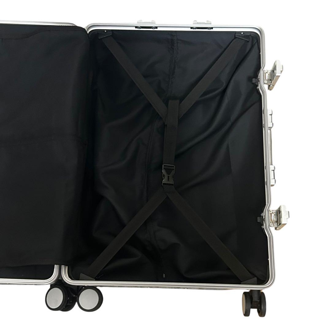 リベティ　多機能スーツケース　Mサイズ　65L シルバー