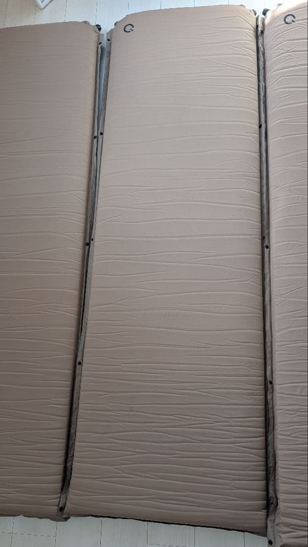 クイックキャンプ インフレーターマット 8cm シングル 3個セット　車中泊