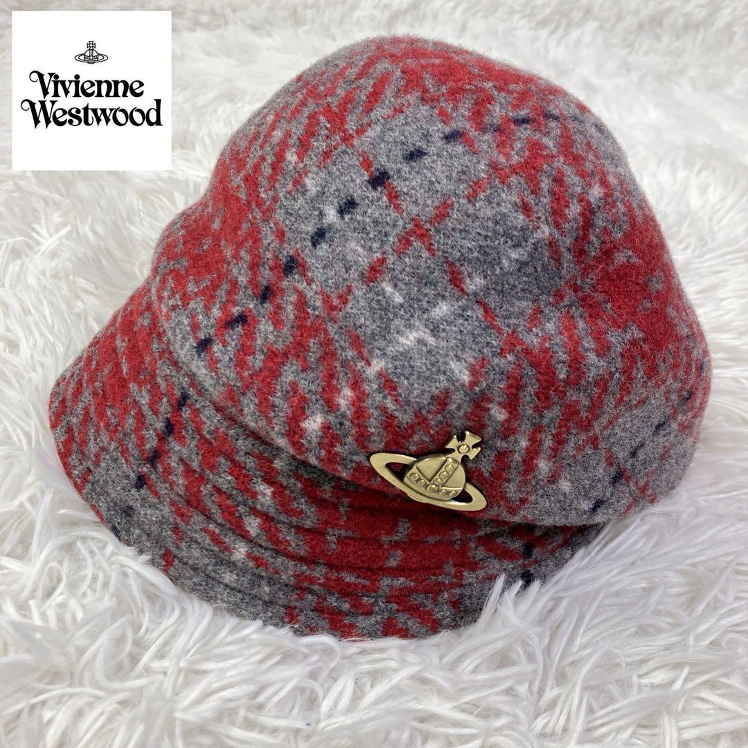 vivienne westwood変形バケットハット　オーブロゴ　Mサイズ