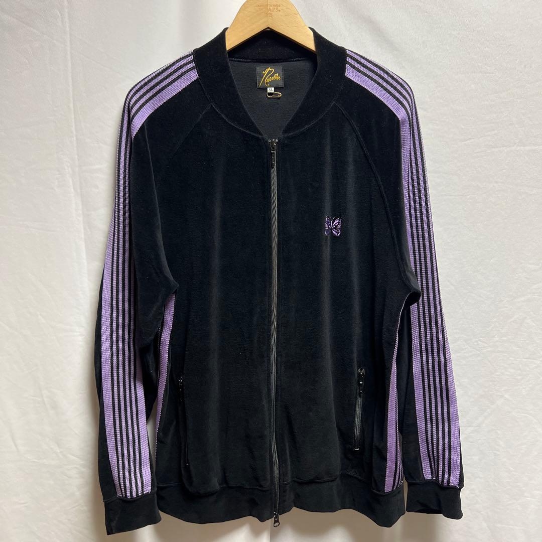 Needles ニードルスTrack Jacket Velour XL ブラック