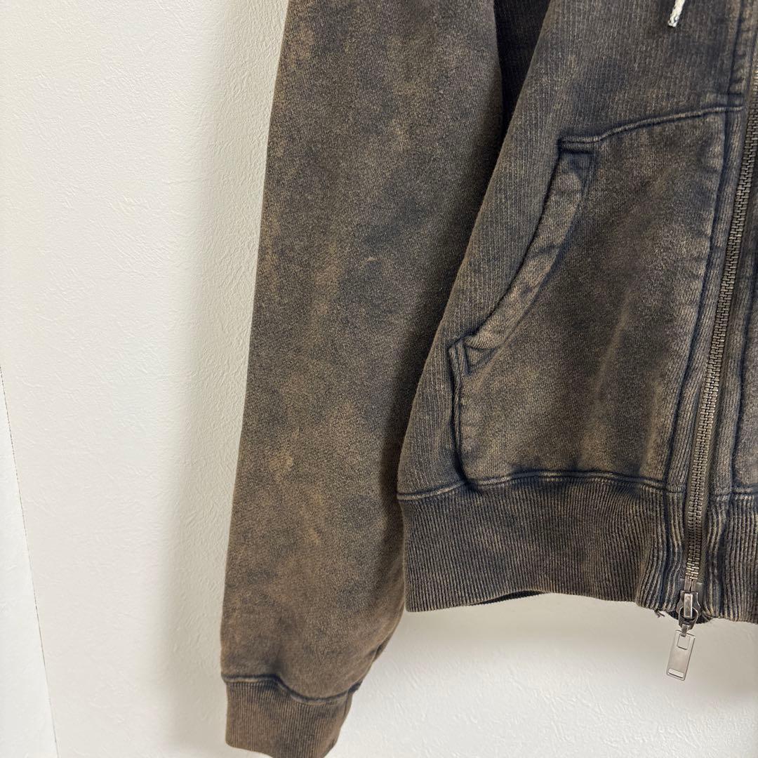 LON TONE ZIP HOODIE Ⅱ /KHAKI