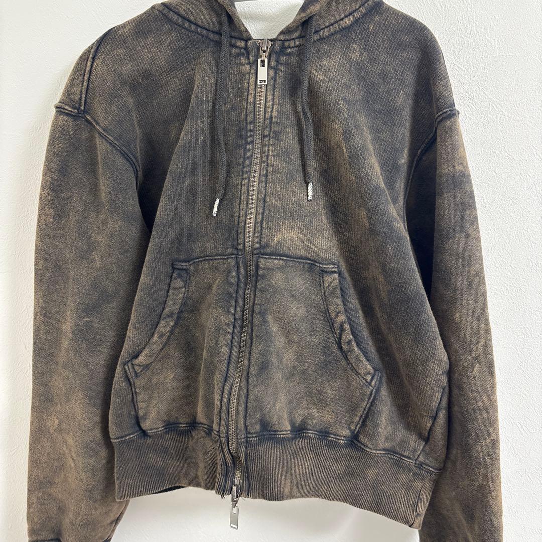 LON TONE ZIP HOODIE Ⅱ /KHAKI