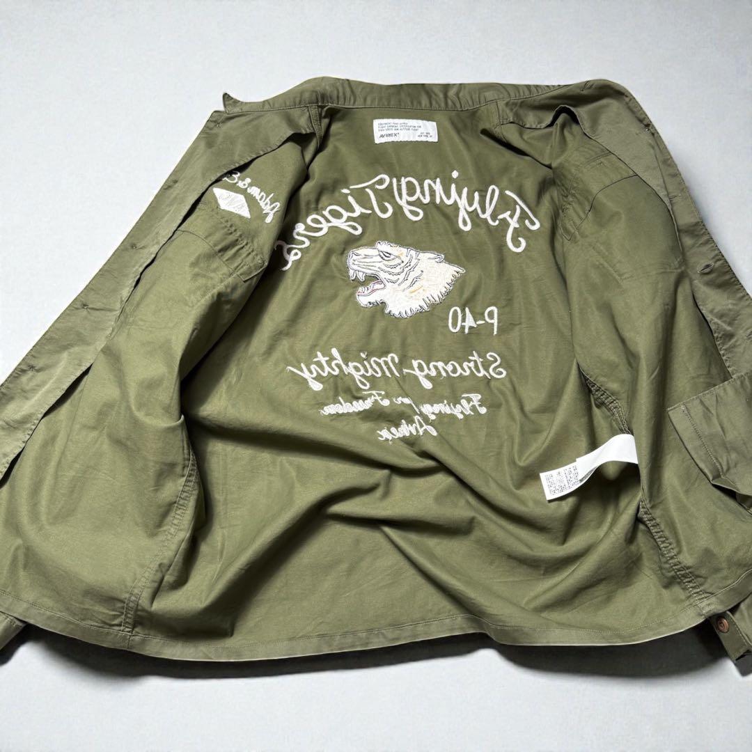 AVIREX FLYING TIGERS ミリタリーシャツ フライングタイガース