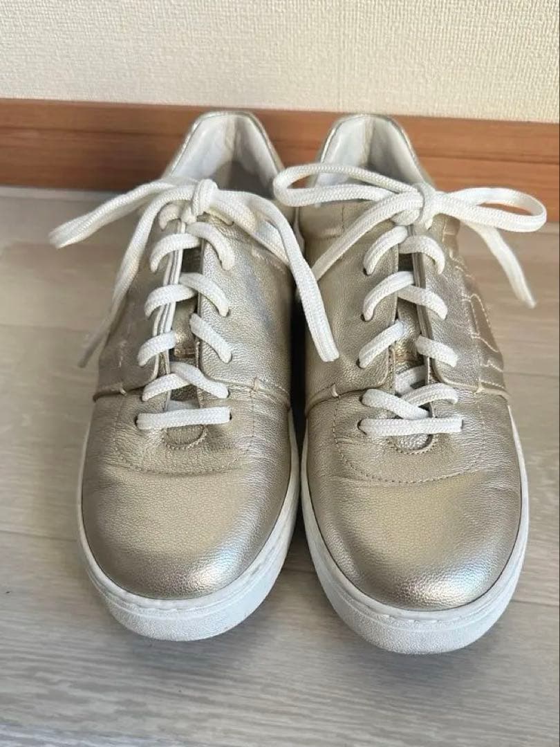 Salvatore Ferragamo レザースニーカー