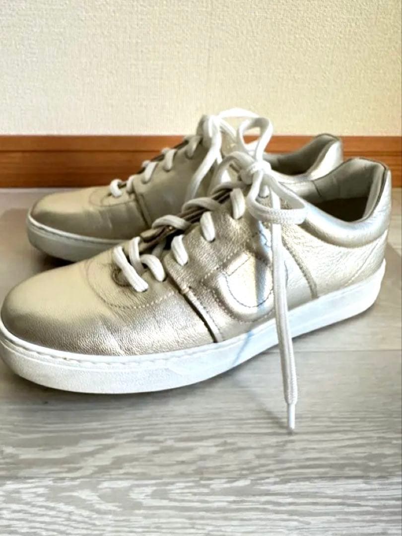 Salvatore Ferragamo レザースニーカー
