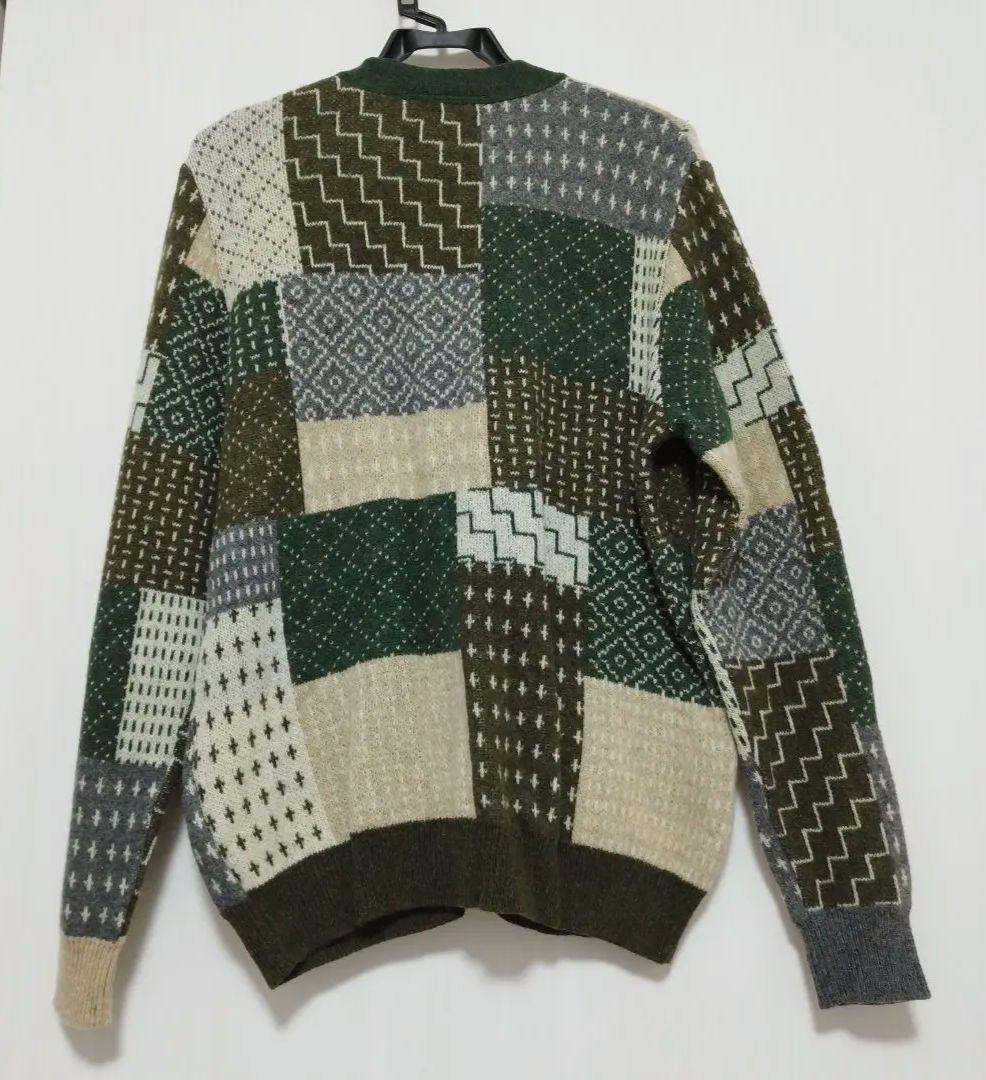 FDMTL パッチワークニットカーディガン