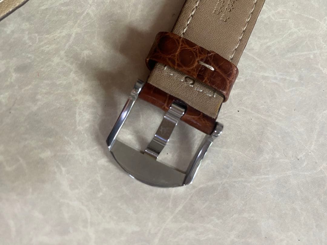 正規品 PANERAI 腕時計 ベルト 尾錠 未使用 レザー 本革 茶 ブラウン