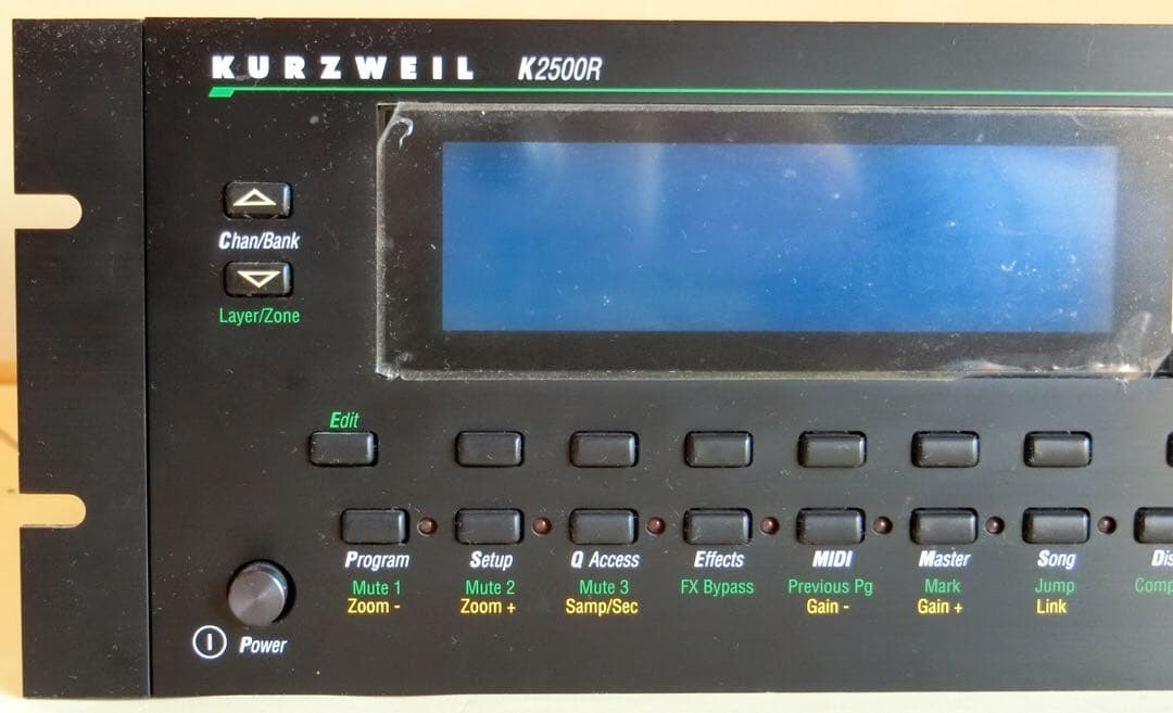 値下げ KURZWEIL K2500R サンプルオプション 完動 美品