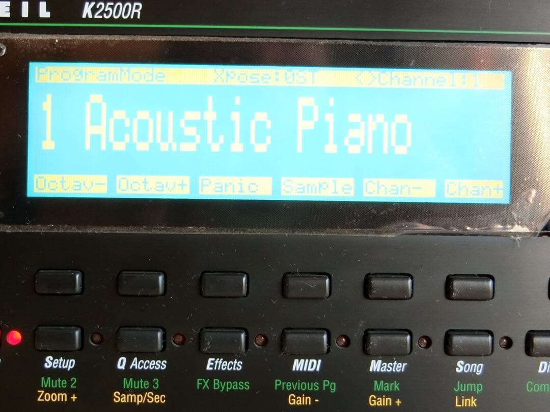 値下げ KURZWEIL K2500R サンプルオプション 完動 美品