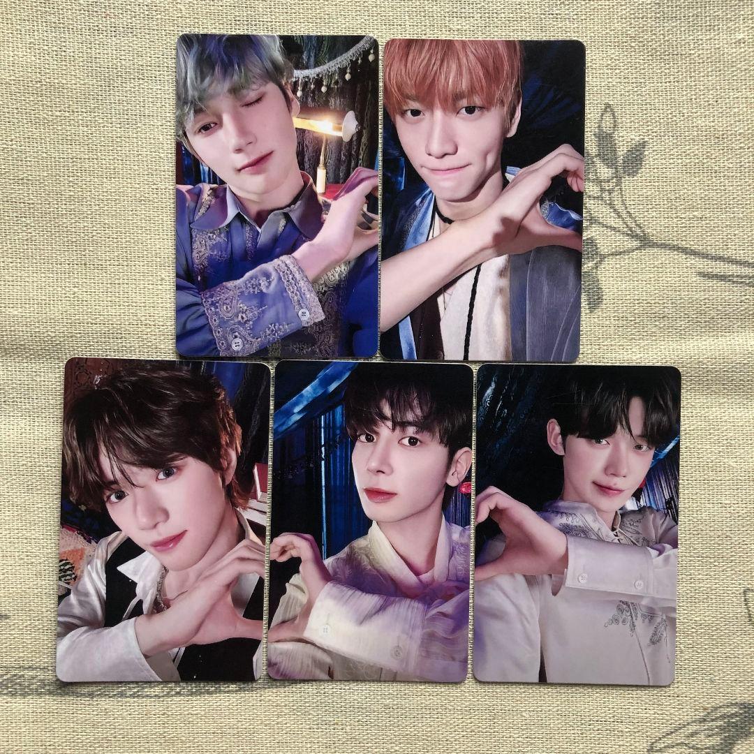 TXT 2024 MOA membership アンケ一ト トレカ 5枚全員