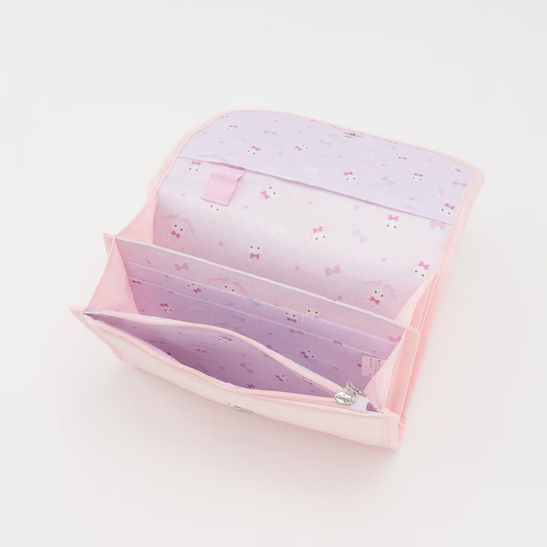 mezzo piano メゾピアノ　ウサギアップリケ母子手帳マルチケース