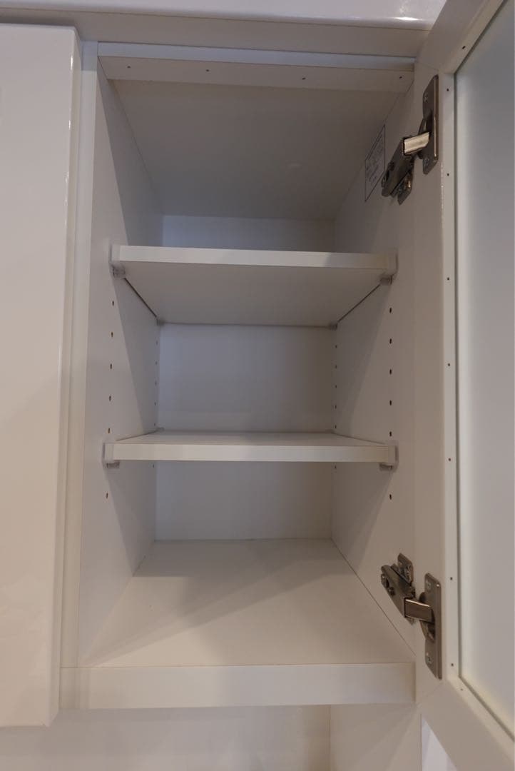 【送料込み設置】ニトリ　キッチンボード　レジューム幅90 食器棚