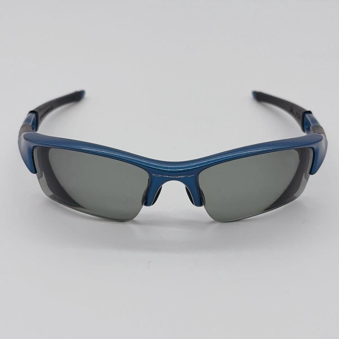 OAKLEY スポーツサングラス フラックジャケット 度あり カラーレンズ