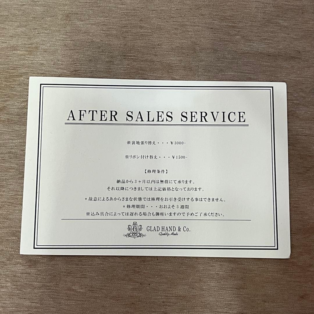 GLAD HAND ホンブルグハット 中折れハット ウール フェルトハット