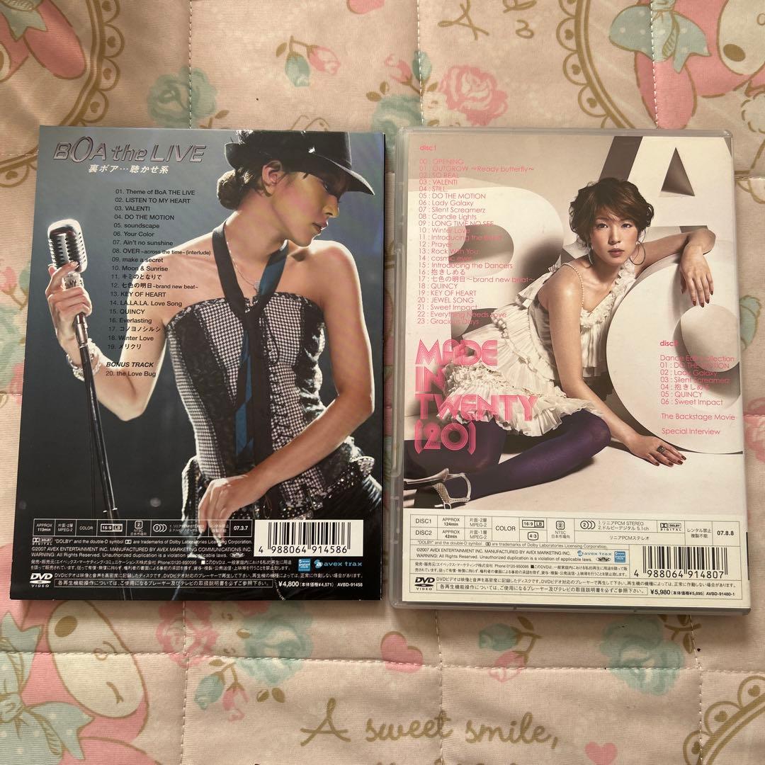 【初回限定版あり】BoA LIVE PV DVD まとめ売り　9本セット