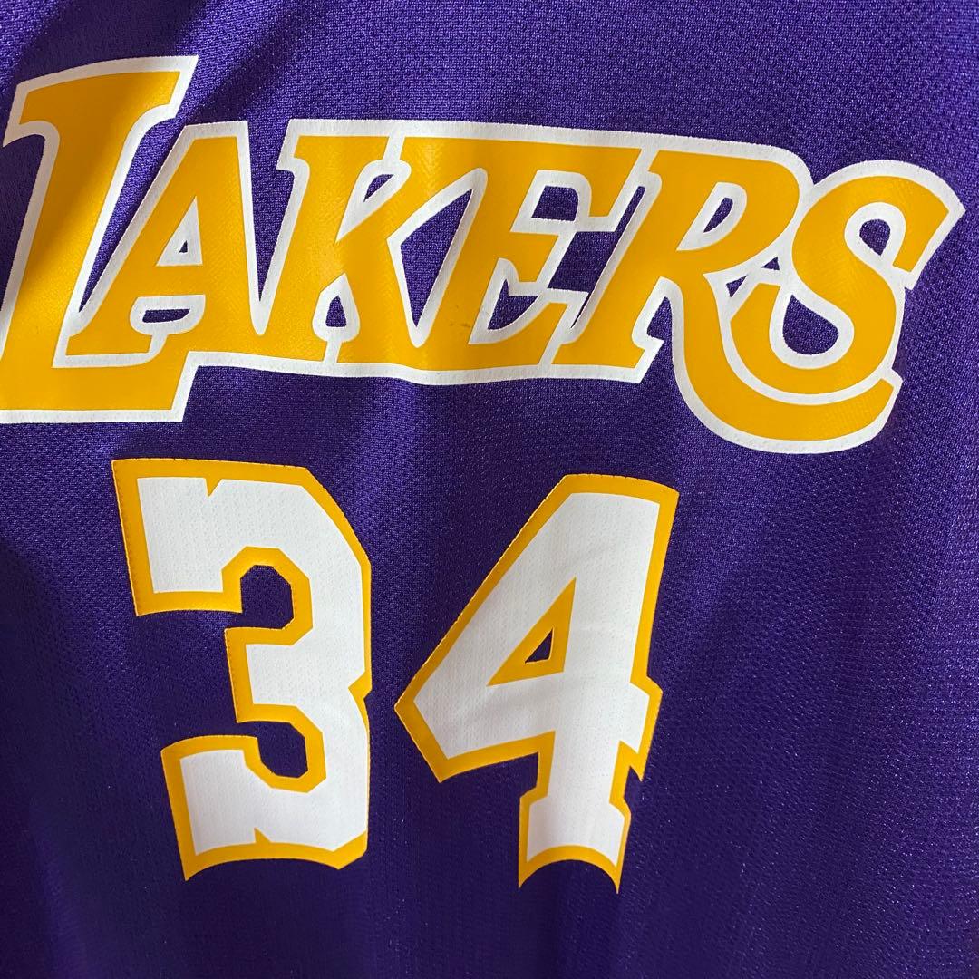 【デッドストック品】NBA レイカーズ　シャキールオニール　レプリカユニフォーム