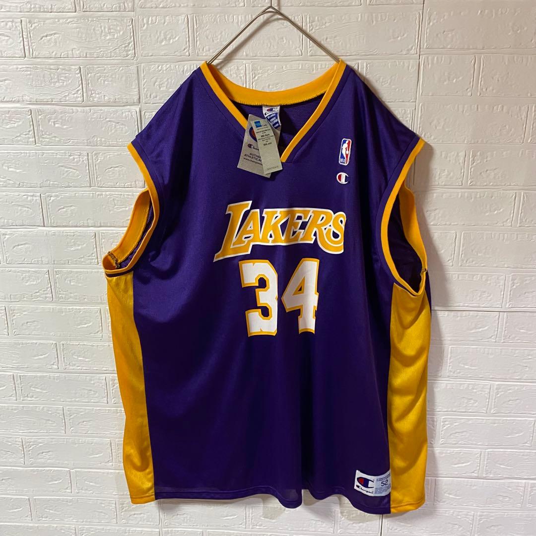【デッドストック品】NBA レイカーズ　シャキールオニール　レプリカユニフォーム