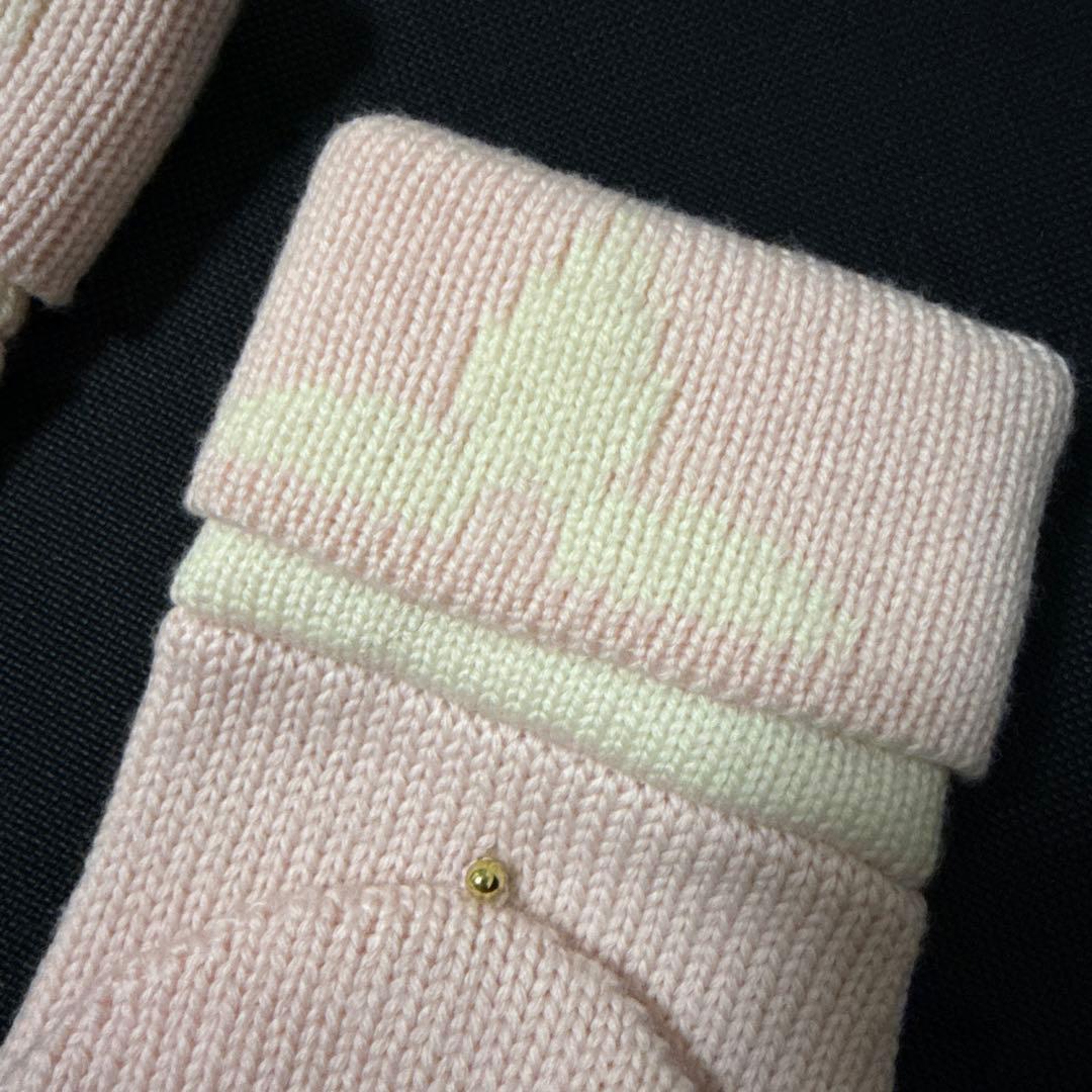 LOUIS VUITTON ゴン モーニングラム M70767 バイカラー 手袋