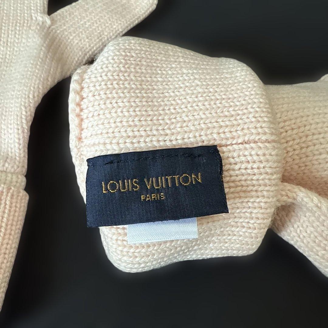 LOUIS VUITTON ゴン モーニングラム M70767 バイカラー 手袋