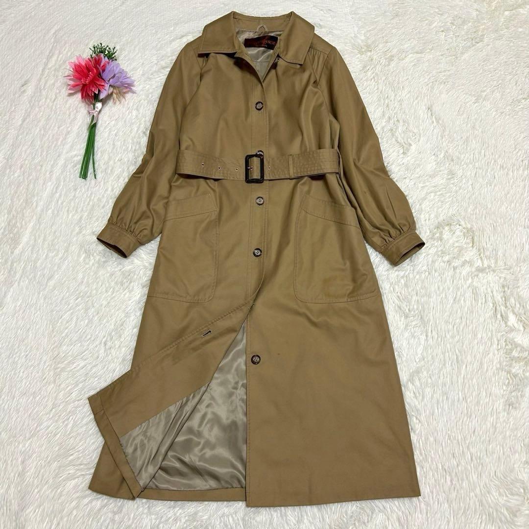 入手困難 80s 90s イヴサンローラン トレンチコート ベルト付き ベージュ