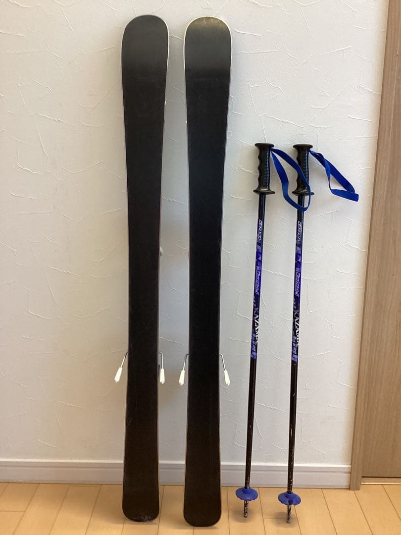 スキー板とストックセット　子ども　106cm