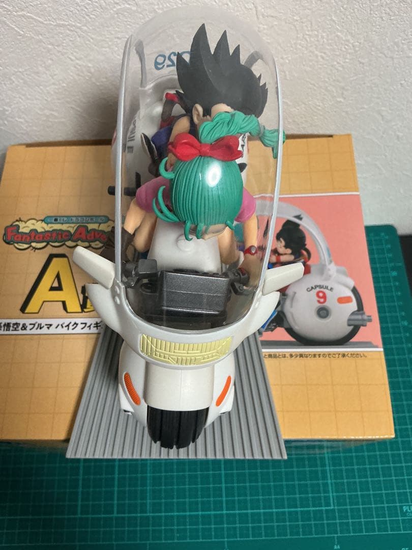 ドラゴンボール 一番くじ A賞 孫悟空＆ブルマ バイクフィギュア