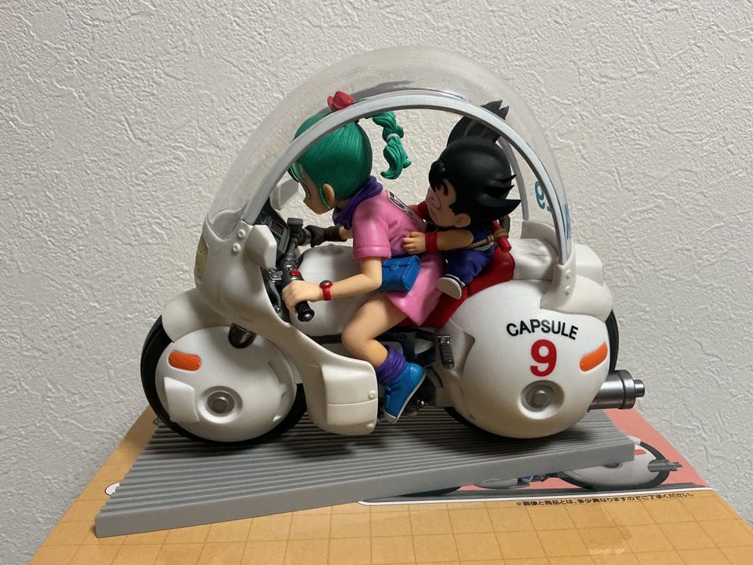 ドラゴンボール 一番くじ A賞 孫悟空＆ブルマ バイクフィギュア