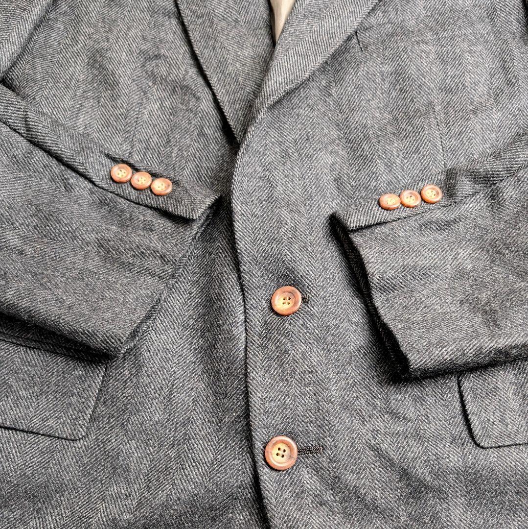 POLO RALPH LAUREN テーラードジャケット ヘリンボーン グレー