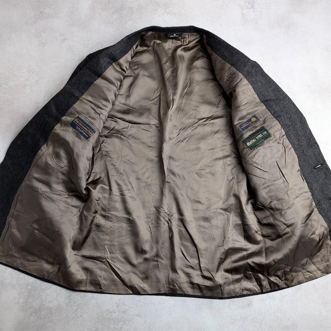 POLO RALPH LAUREN テーラードジャケット ヘリンボーン グレー