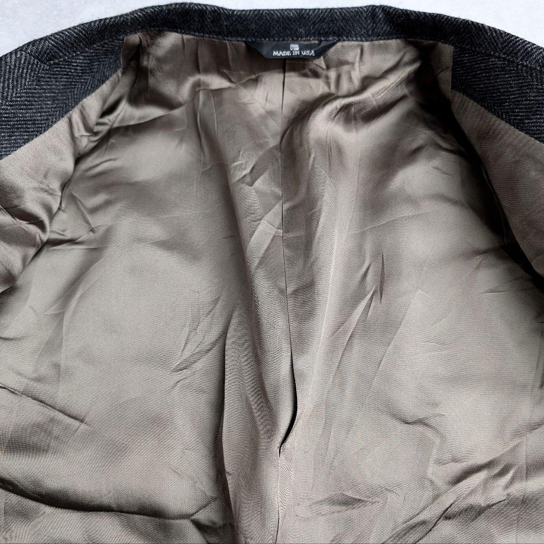 POLO RALPH LAUREN テーラードジャケット ヘリンボーン グレー