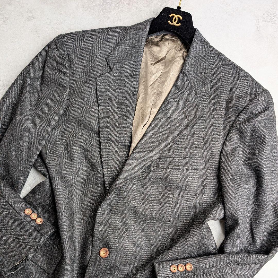 POLO RALPH LAUREN テーラードジャケット ヘリンボーン グレー