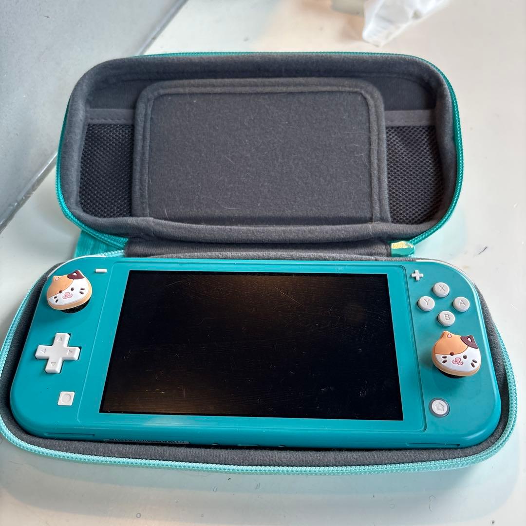 Nintendo Switch Lite ターコイズ 本体とケース