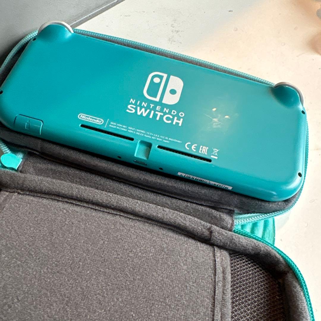 Nintendo Switch Lite ターコイズ 本体とケース