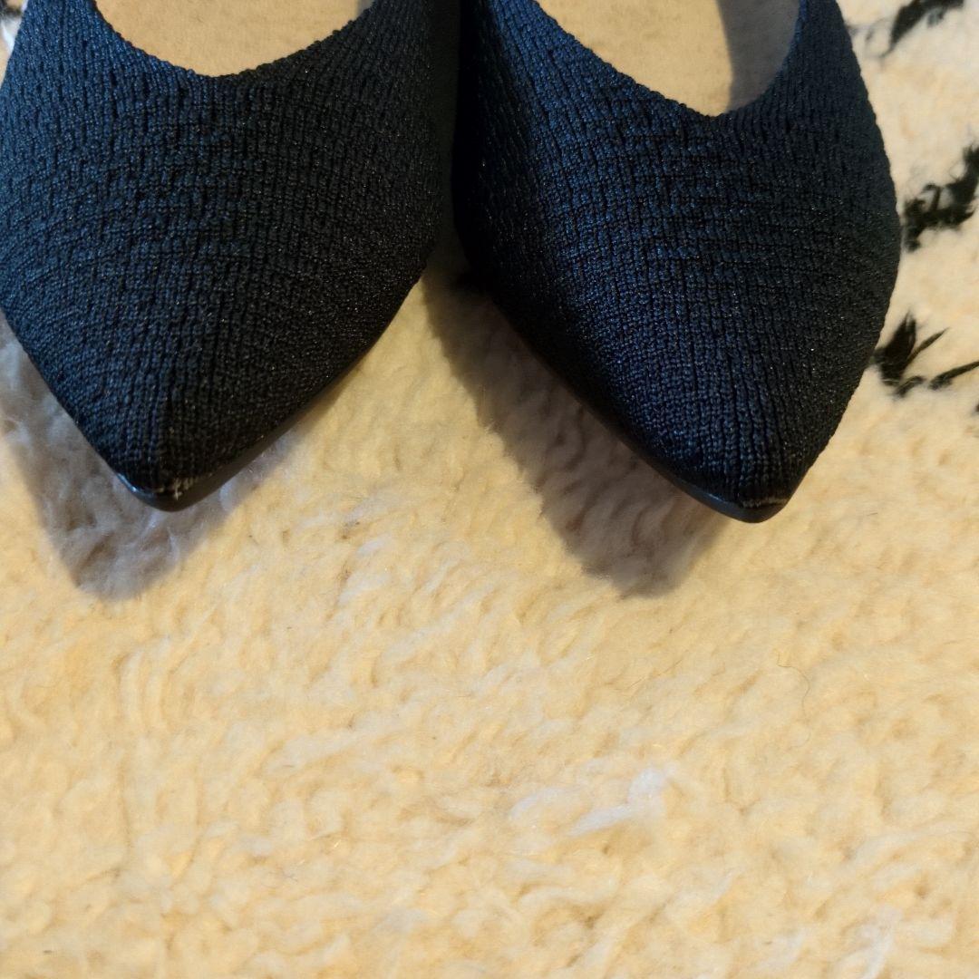 Öffen/オッフェン ポインテッドトゥ フラットシューズ 26 ブラック42