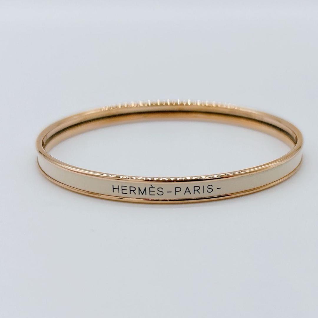 美品 HERMES 箱保存袋付き エルメス ブレスレット バングル レディース